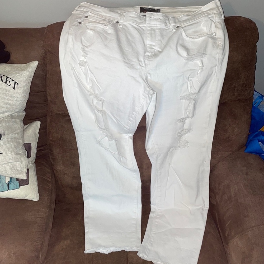 Torrid white jeans